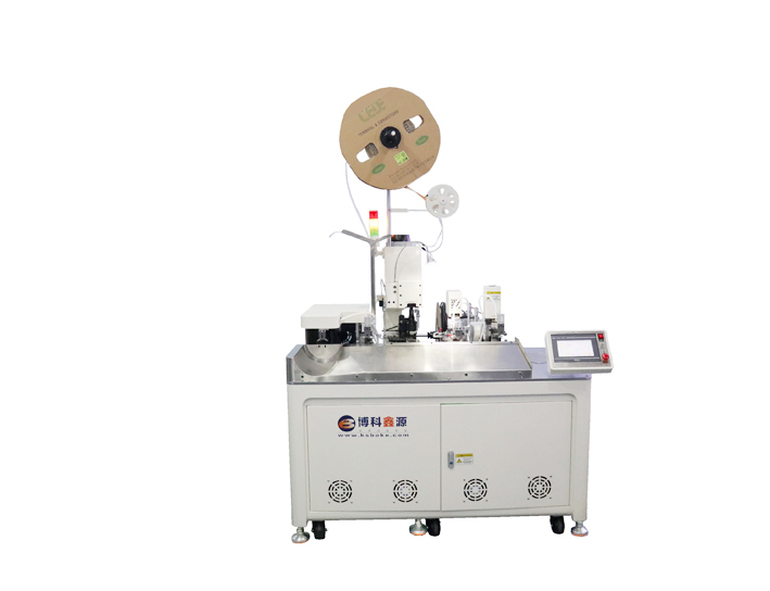 BK-1800全自動單頭打端烘熱縮套管機